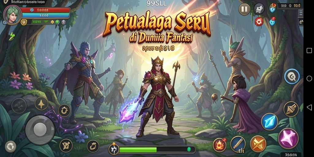 Screenshot gameplay 99SLL menunjukkan petualangan seru dan tantangan menanti.