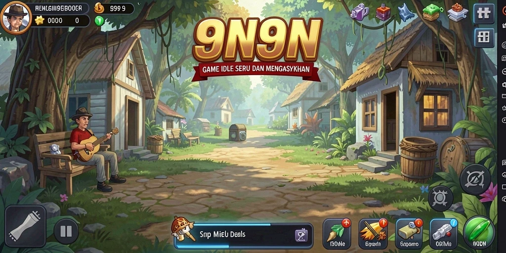 Gameplay seru <strong>9N9N</strong> dengan mekanisme Idle yang menarik.