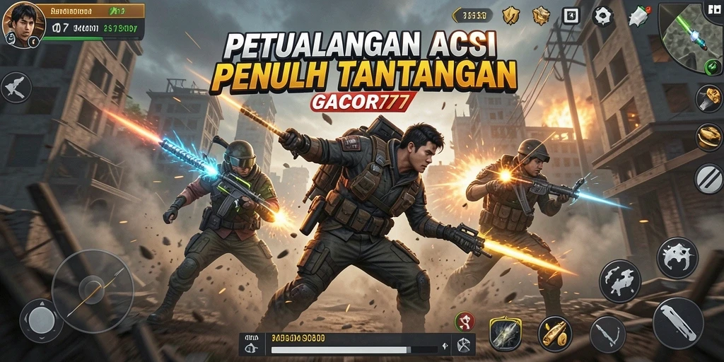 Tampilan gameplay GACOR77 yang mendebarkan dan penuh aksi.