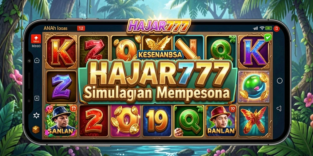 Tampilan gameplay menarik dari HAJAR777 yang menampilkan fitur simulasi.