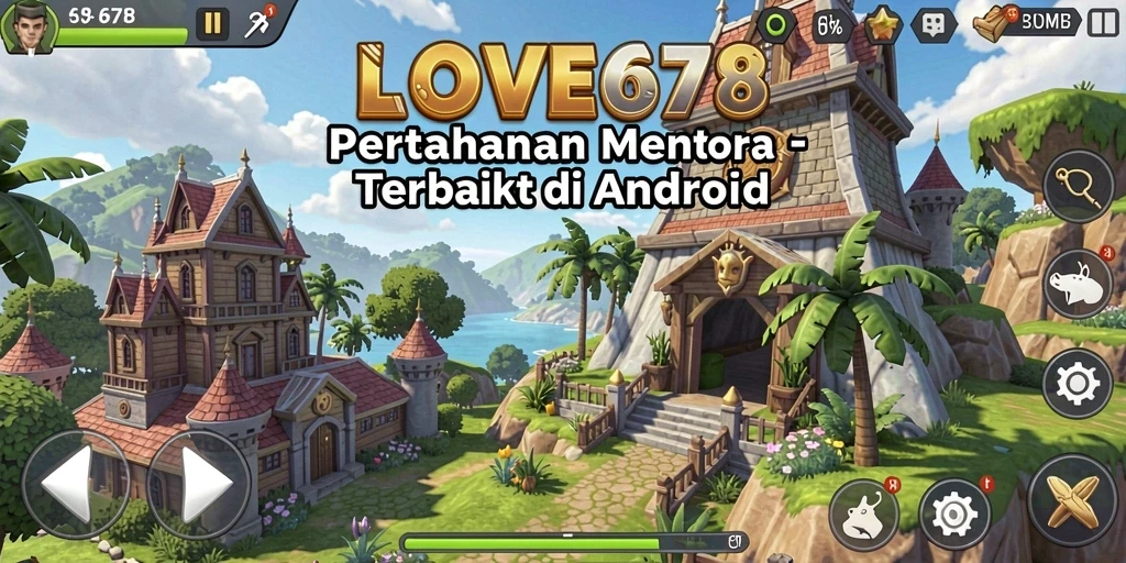 Tangkapan layar yang menunjukkan aksi seru dari gameplay Tower Defense LOVE678.